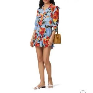 MISA Los Angeles Blue Enya Dress - size L